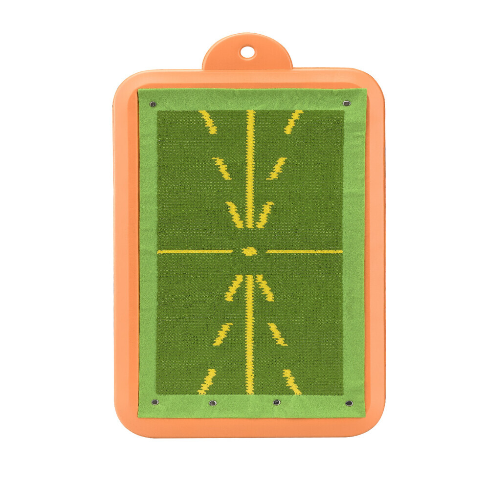 Tapis d'entraînement de golf avec guide de parcours de swing, 40 x 30 cm