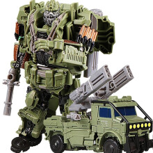 (BMB H6001-6) 18CM NOUVELLE Transformation 5 Jouets de film Garçon Anime Figurine Robot Voiture Avion