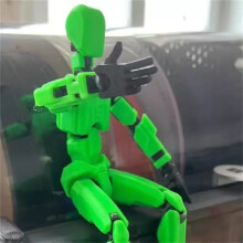 (Vert) modèle de Robot mobile multi-articulé poupée factice 13 Mannequin imprimé en 3D nouveauté jouets