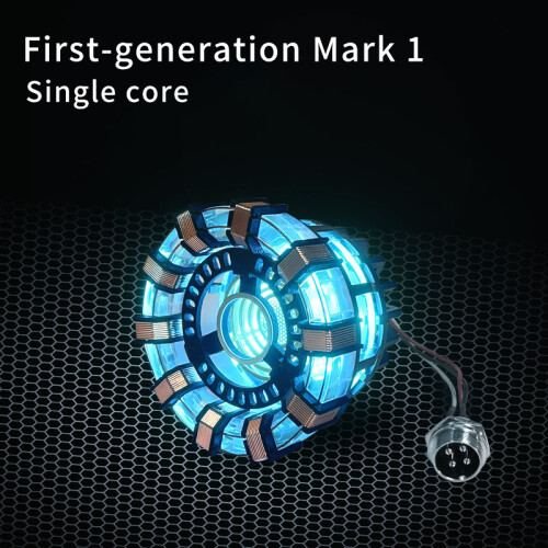 (Mark1 monocœur)Réacteur Mark1 Ark de première génération. Logo de base Mark1. Modèle lumineux de base.