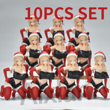 (ENSEMBLE 10 PIÈCES) Aixlan NSFW Insight Figure Carol Lu Nikukan Fille Sexy Cadeau De Noël 12 cm PVC
