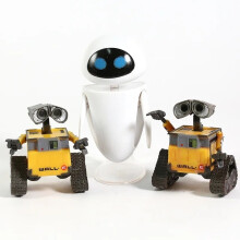 (Nouveau vieux mur E EVE) mur-E Robot mur E & EVE PVC figurine Collection modèle jouets poupées 6 cm/10