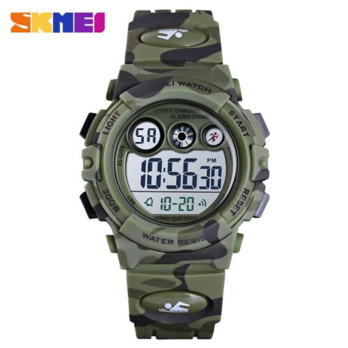 (Army Green) monitoimiurheilukello lapsille