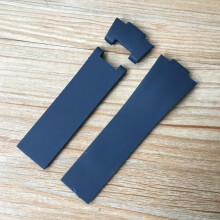 (blå -25 mm) 25*12 mm Svart Brun Blå Vattentät silikongummiarmband Armband Armband Bälte