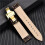 (As pictured - 20mm) Crocodile Pattern Luxury Design Leather Watch Bands with Automatic 4