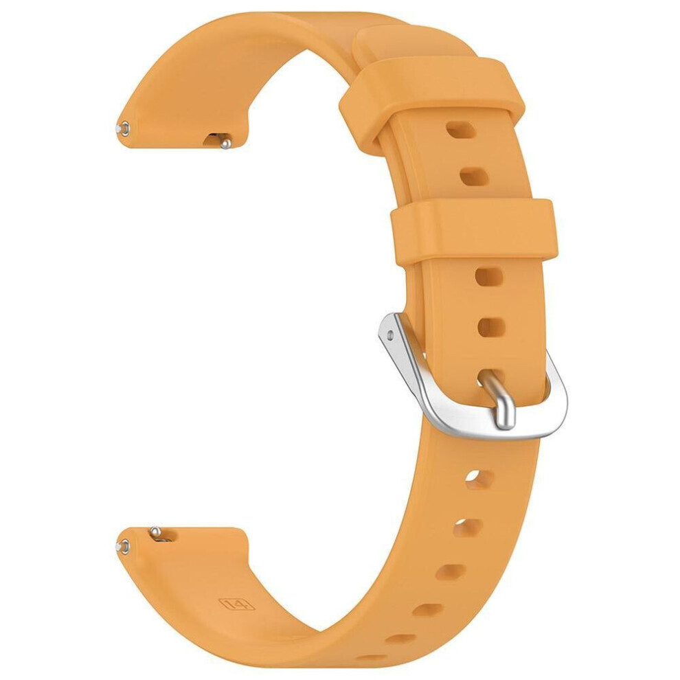 (E) Bracelet en silicone de 14 mm pour montre Garmin Lily 2, bracelet de rechange en silicone