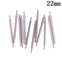 (22mm) 10pcs Stainless Steel Watch Band Spring Bars Connecting Pins 8-22mm Repair Tools