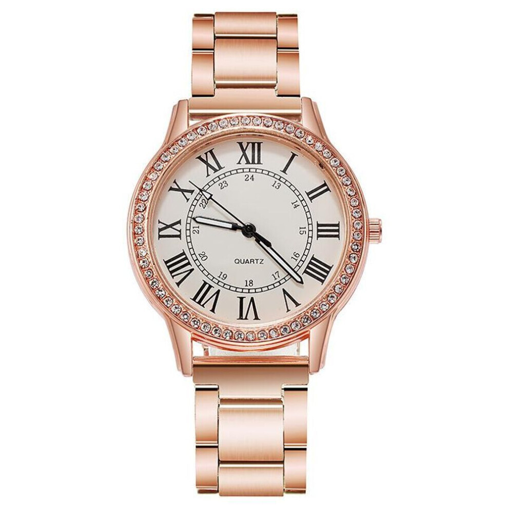 (Or rose) Design de mode pour femmes, montres à quartz, aiguilles lumineuses originales, montres-bracelets