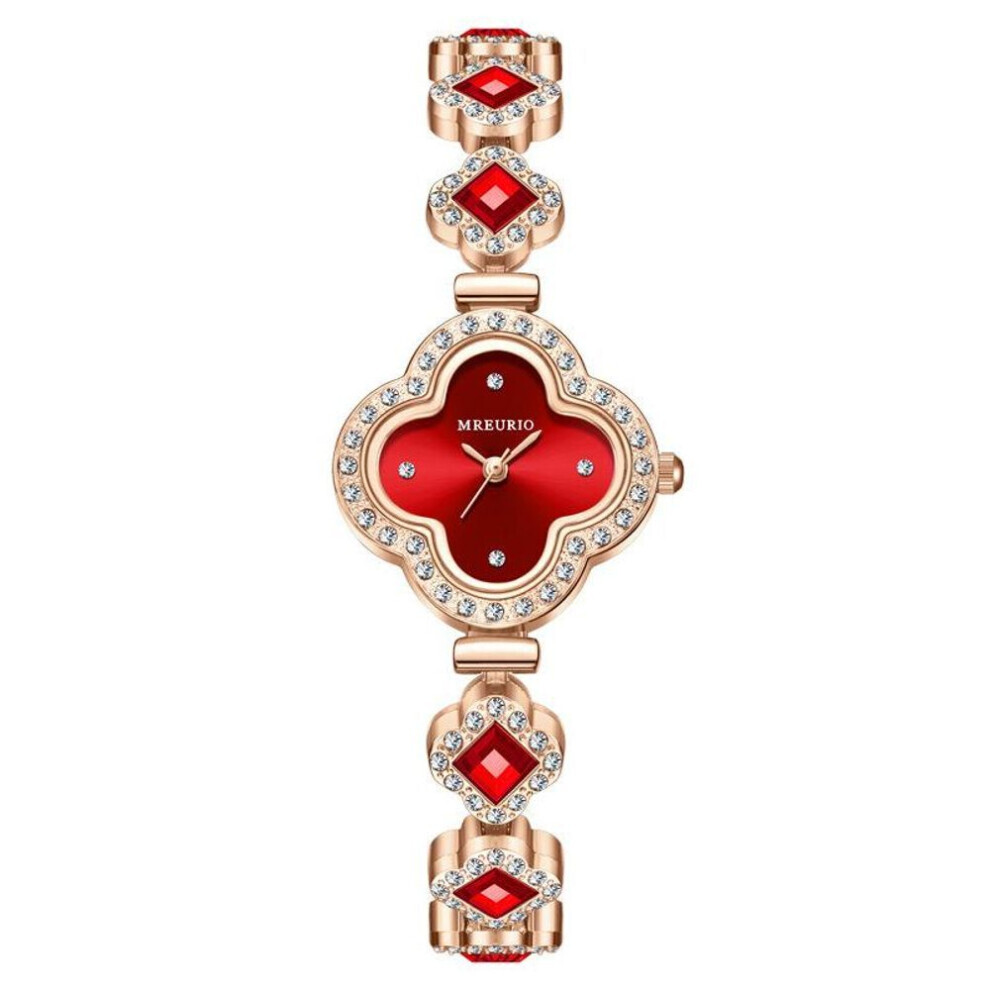 (rouge) 2024 Montre femme verte de la marque de luxe avec un petit cadran et des montres-bracelets pour