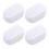 (Λευκό) 4 τμχ Silicone Jaw Trainer φορητό για άνδρες Γυναικεία Μυϊκή διαμόρφωση 1