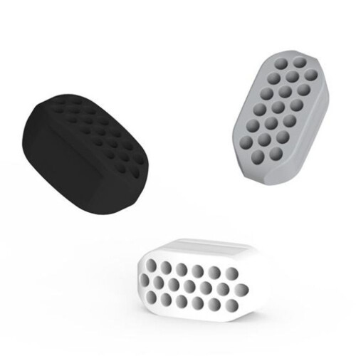 (Λευκό) 4 τμχ Silicone Jaw Trainer φορητό για άνδρες Γυναικεία Μυϊκή διαμόρφωση 1