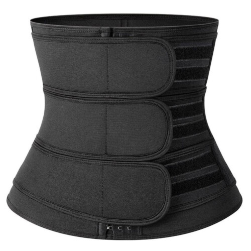 (Μαύρο -S) Ανδρικό Body Shaper Waist Trainer Κορσέ Ζώνη αδυνατίσματος Weight