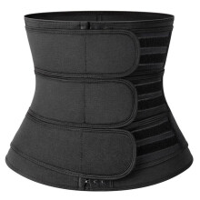 (Μαύρο -XL) Ανδρικά Body Shaper Waist Trainer Corset ζώνη αδυνατίσματος Weight