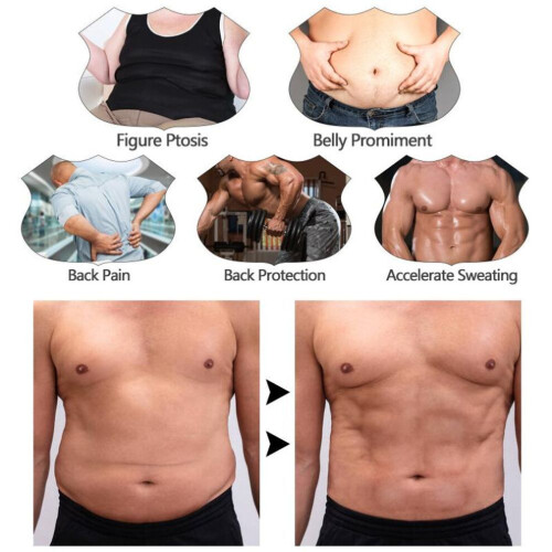(Μπεζ -XL) Ανδρικά Αδυνατιστικά Κορσές Ζώνης Περιποίησης Μέσης 2