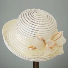 (JBHDPM-5-mihuangse-One Size) 1 bande de tissu à bords roulés pour femmes, chapeau pare-soleil en maille