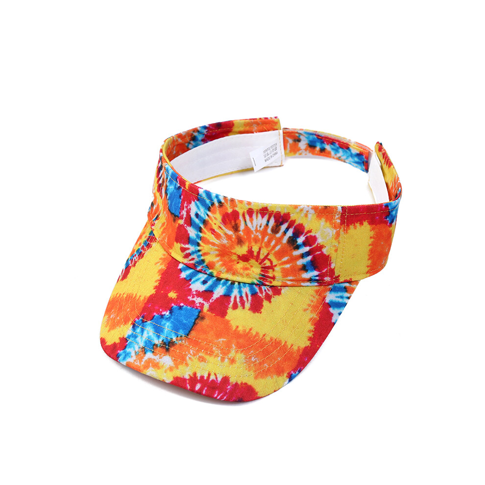Chapeaux de soleil d'été pour hommes et femmes, visière réglable, Protection UV, haut vide imprimé,