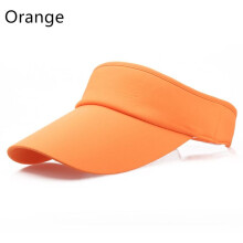 (Orange) hommes femmes chapeau visière pare-soleil réglable sport Tennis Golf bandeau casquette unisexe