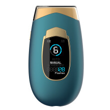 (Vert) Épilateur Lady 6 niveaux 990000 Flash IPL Machine d'épilation Laser Épilateur Bikini Épilateurs
