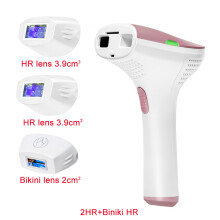 (rose 2HR1BK) dispositif d'épilation au Laser IPL Depiladora avec 500000 coups d'épilation du visage
