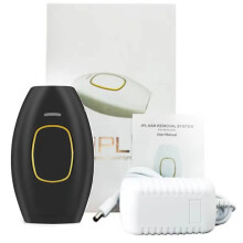 (Argent) Épilation électrique professionnelle IPL Épilateur laser permanent 500000 Épilateur flash pour