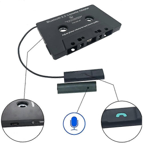 Car Audio Bluetooth Cassette Receiver Tape Player Bluetooth 5.0 Cassette Aux Adapter 2