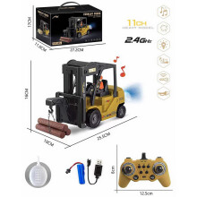 (Kran) Fernbedienung Gabelstapler RC Auto Elektrokran Spray Akusto-Optik Technik Fahrzeuge Spielzeug