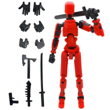 (style4)Titan 13 Actionfiguren T13 Figur 3D-gedruckte, mehrgelenkige, bewegliche Lucky 13 Actionfigur