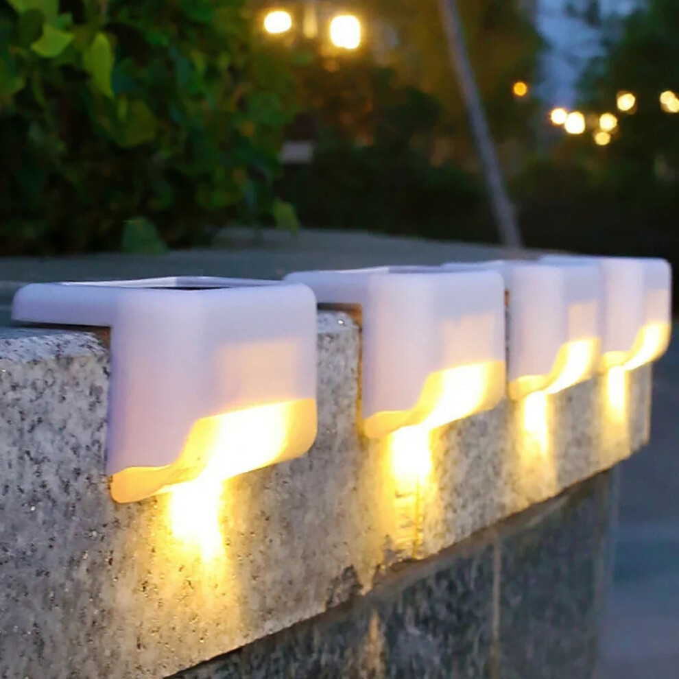 (Lumière blanche chaude - 4 piÃces (1 boÃte)) Lampes solaires d'extÃrieur pour terrasse, lampes de clÃ'ture