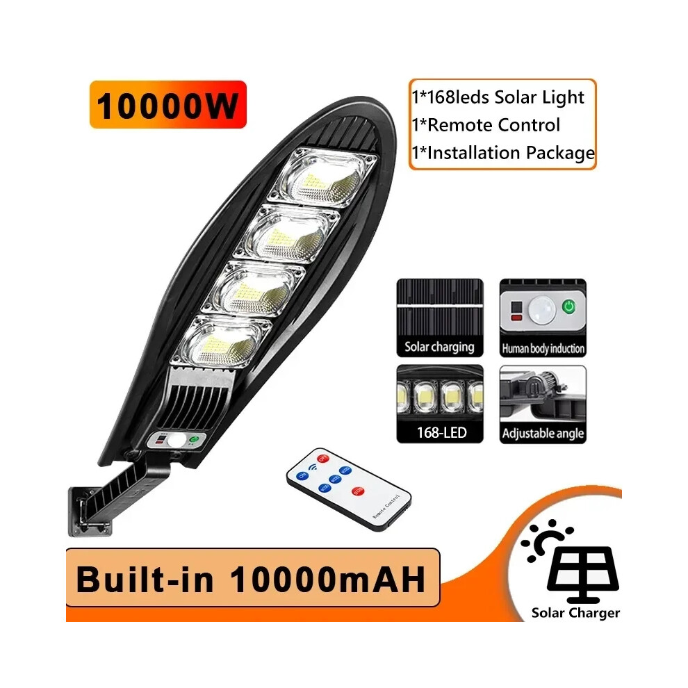 (168 LED) Lampadaire solaire d'extÃrieur amÃliorÃ, Ãtanche, compatible avec les appliques murales de