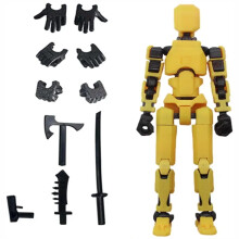 (style7) Mehrgelenkiger, beweglicher Shapeshift-Roboter 2.0, 3D-gedruckter Mannequin-Dummy, 13 Actionfiguren,