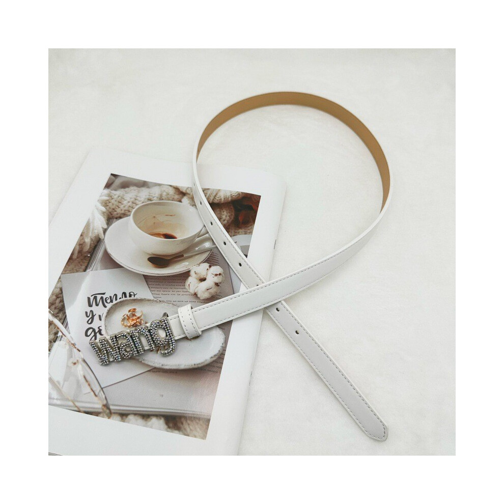 (StyleC) Metal Aw Modern Letter Rhinestone Belt Ideal Waist Accessory Outfit Every For-image-OPC-PGVCTPF-NEW
