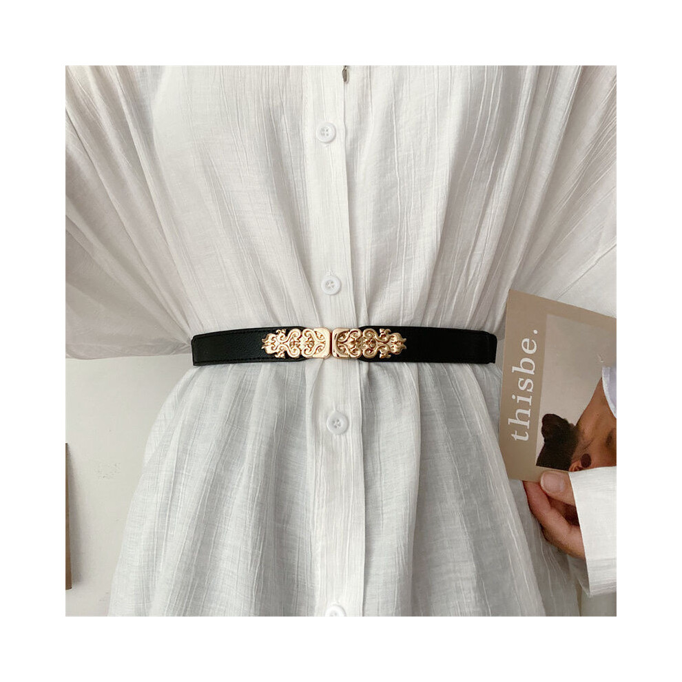 (Black) Womens Fashionable Summer Waist Belt Perfectly Complements Dresses Shirts And-image-OPC-PGVCVC6-NEW