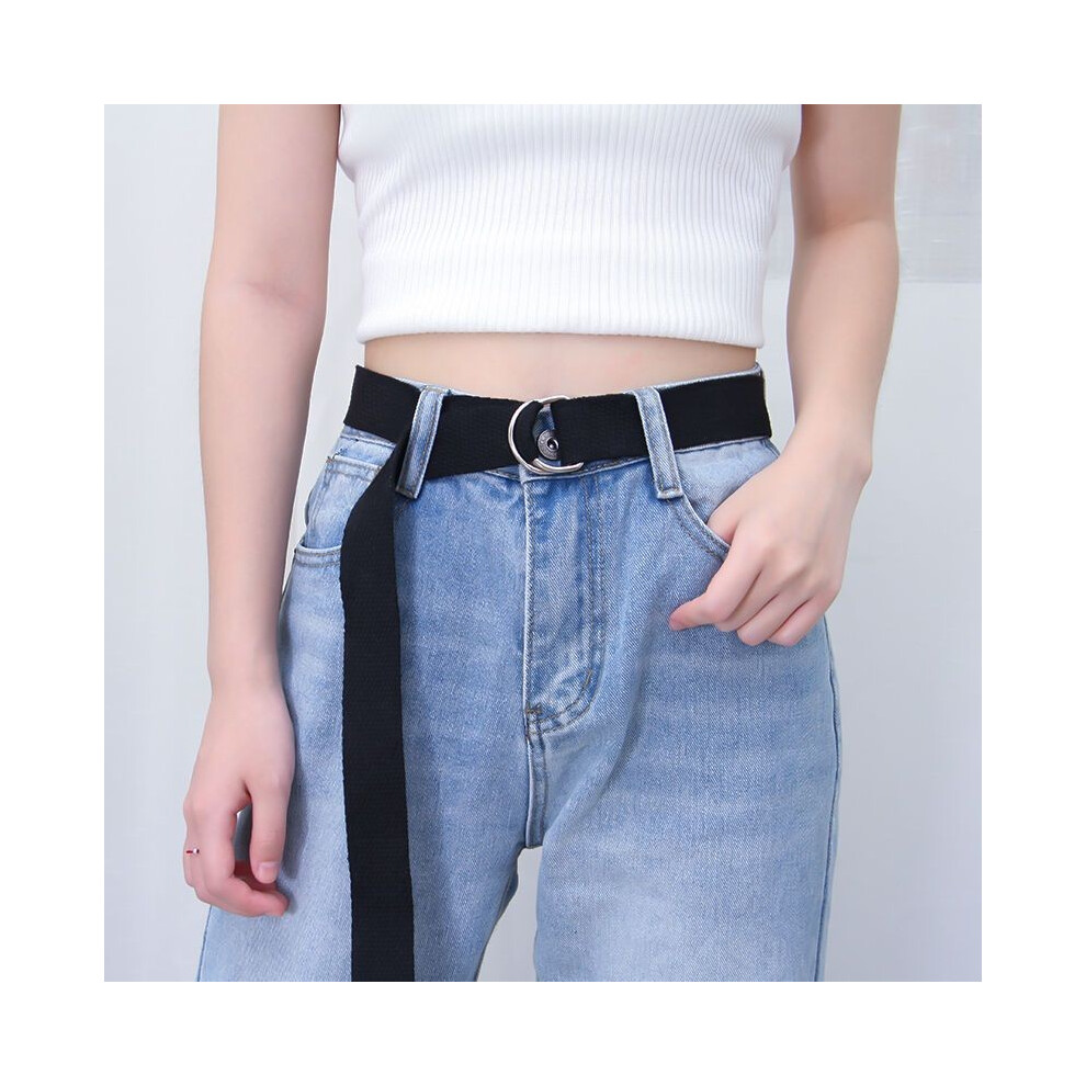 (Black Strap) Pu Classic Black Belt For Women With Versatile No Hole Design Ideal For Any Attire Casual-image-OPC-PGVCXGY-NEW