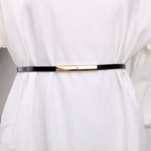 (Black Gold Belt) Fashionable Versatile And Pearl Belt Accessory For Summer Dresses And Sweaters