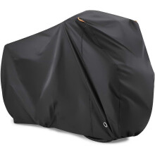 Bike Cover for 2 Bikes, 190T Nylon Waterproof Bicycle Cover Anti Dust Rain UV Protection for Mountain Bike/Road Bike with Lock-holes Storage Bag