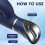 10 Speed Dual Motor Rabbit Vibrator G Spot Silicone Dildo 8
