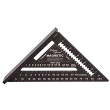 Johnson Level & Tool 1959-0700 Magnetick Johnny Square Professional Snadno citeln hlinkov ctverec 7"""" cern 1 ctverec