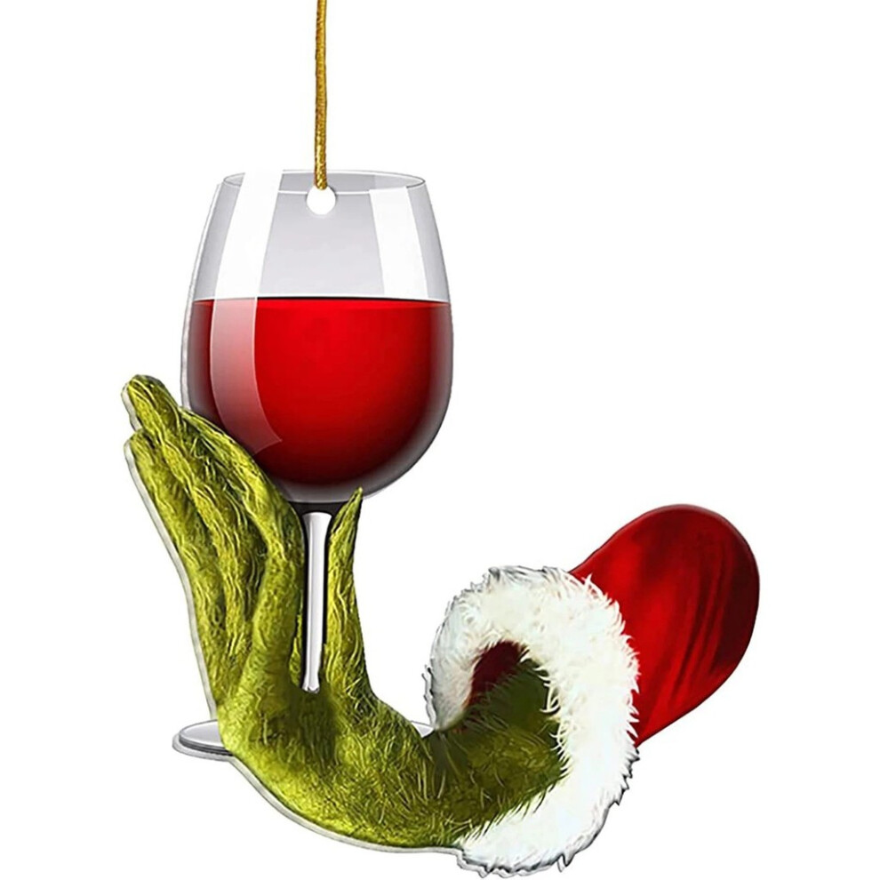 (4) Fun Acrylic Grinch Christmas Tree Decoration With Various Color Options Cars For-image-OPC-PGVD9HB-NEW