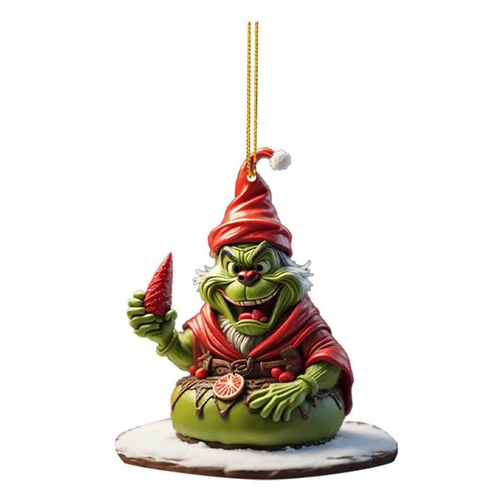 (12) Grinch Acrylic Festive Hanging Decorations For Stylish Christmas Enhancements Tree-image-OPC-PGVD9MC-NEW