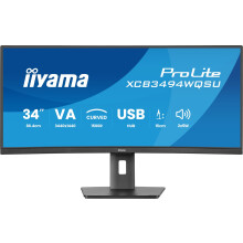 Curved PC Monitor - IIYAMA - 34" - 120Hz - VA Panel - 0,4ms - PROLITE
