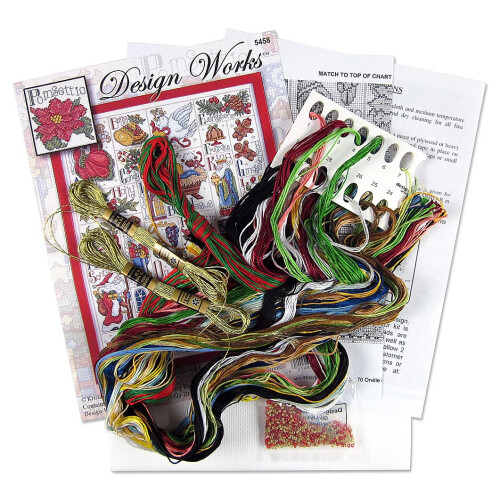 Design Works Crafts Kerst ABC Telpatroon Multi 2