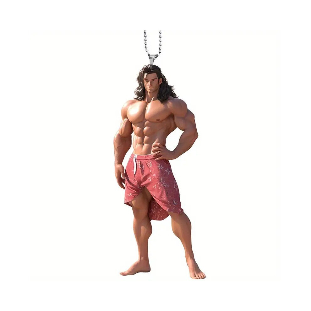 (1) Acrylic Colorful Vibrant Flat Car Hanging Ornament For Decoration Rearview Stylish-image-OPC-PGVDJ8T-NEW