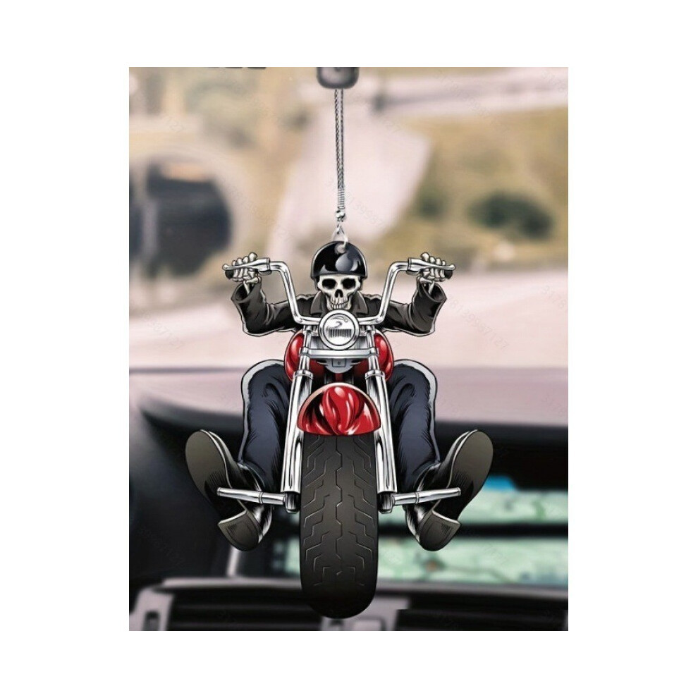 (5) Acrylic Decorative Skeleton Car Accessory Colorful Cartoon Charm For Halloween Decor Holiday And-image-OPC-PGVDTGG-NEW