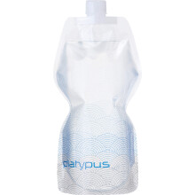 Platypus SoftBottle Flexible Water Bottle with Closure Cap Waves 1.0-Liter