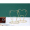 Heart Cup Holder Set - Stainless Steel Mug Display Stand 7