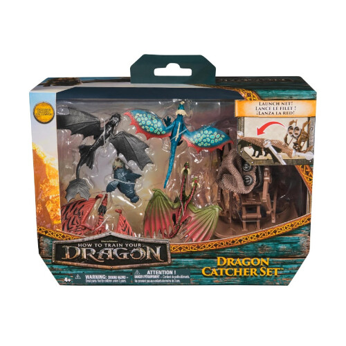 How To Train Your Dragon How To Train Your Dragon Dragon Catcher Set With 5 Action Figures