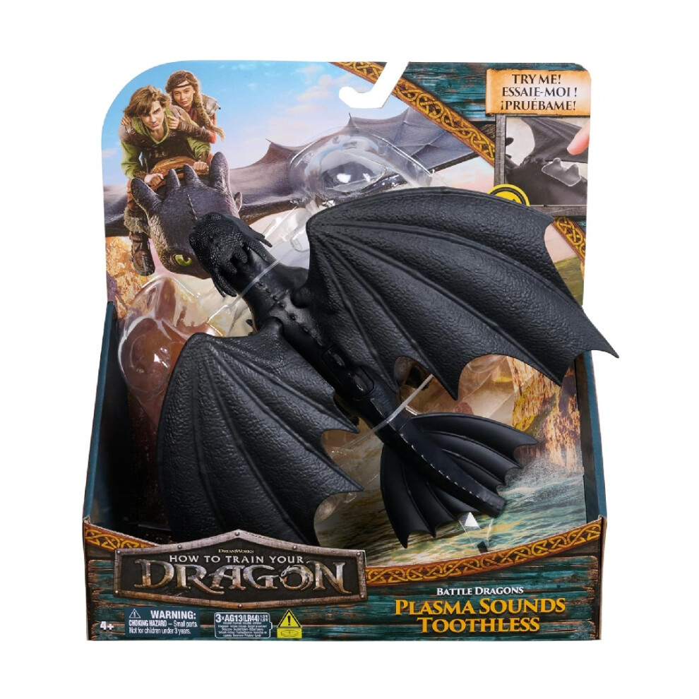 How To Train Your Dragon Battle Dragons Plasma Sounds Toothless Action Figure