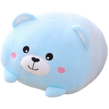 8 inch Cute Bear Plush Stuffed Squishy Animal Cylindrical Body Pillow,Super Soft Cartoon Hugging Toy Gifts for Bedding, Kids Sleeping Pillow