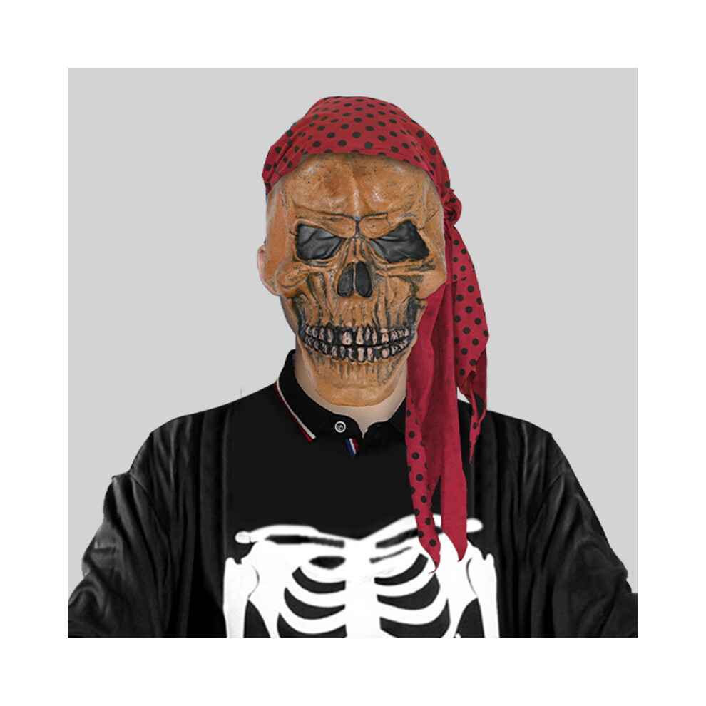 (Pirate King) Scream Rubber Scary Monster Mask For Halloween Party Costume Decoration Face Ghost-image-OPC-PGVFBZ2-NEW