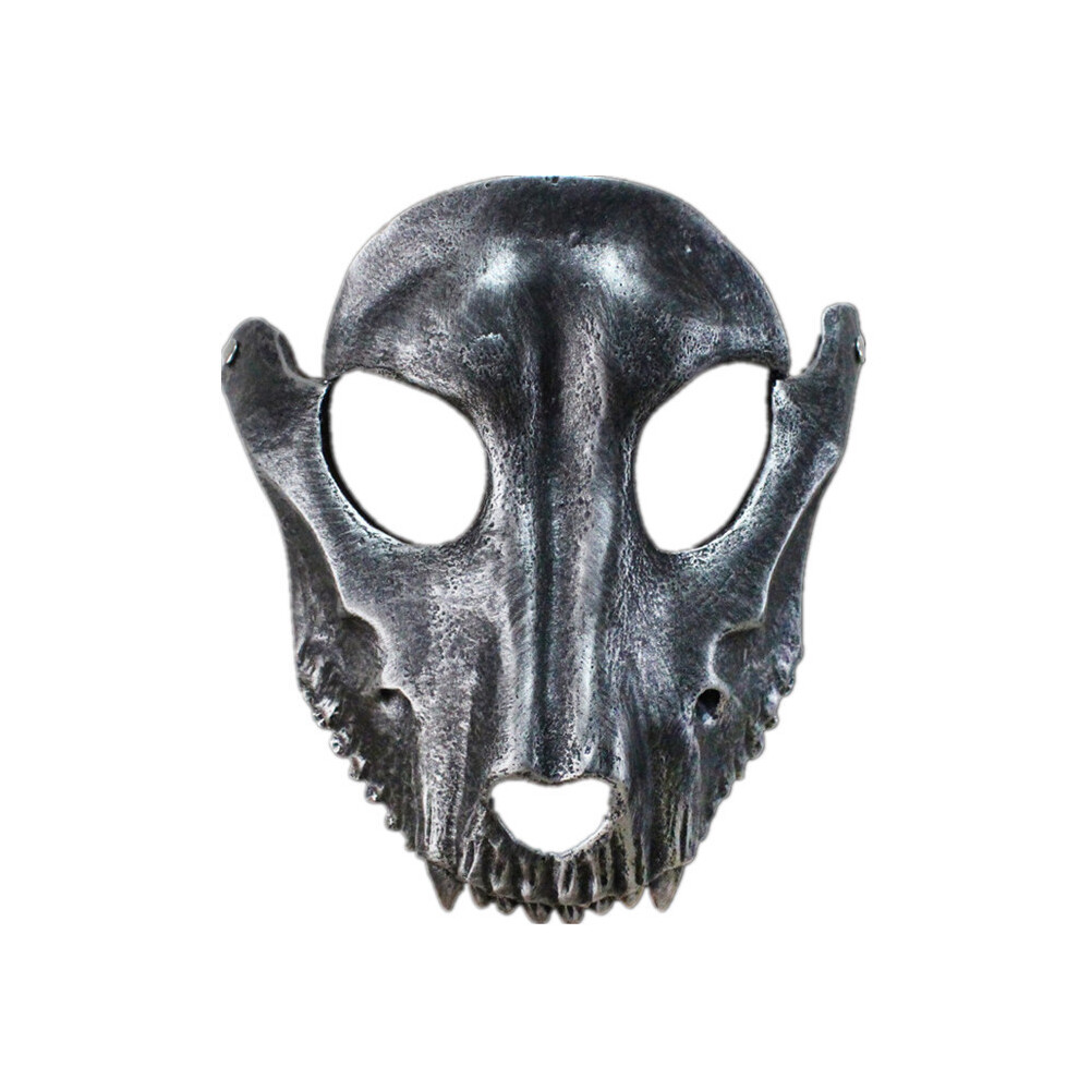 (Silver Mask) Eyecatching White Resin Sheep Mask For Halloween Costumes Themed Celebrations And-image-OPC-PGVFHXC-NEW